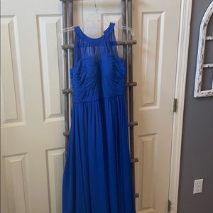 Royal blue prom dress